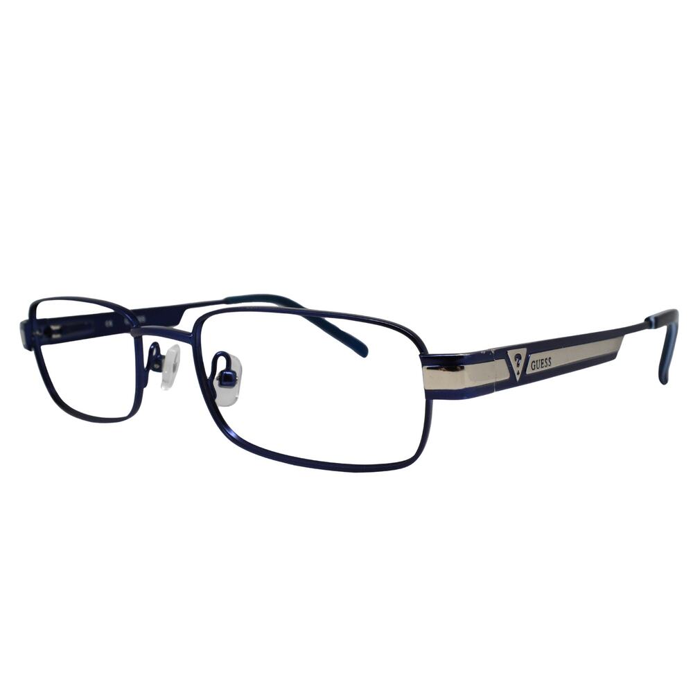 Guess GU9062 BL (Blue/Silver) Youth 47-17-130mm Eyeglasses FRAMES ONLY - GOOD